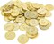 Big Mo's Toys Gold Coins- Fake Shiny Golden Plastic Play Coin Tokens Party Props Supplies - Bulk Pack of 288